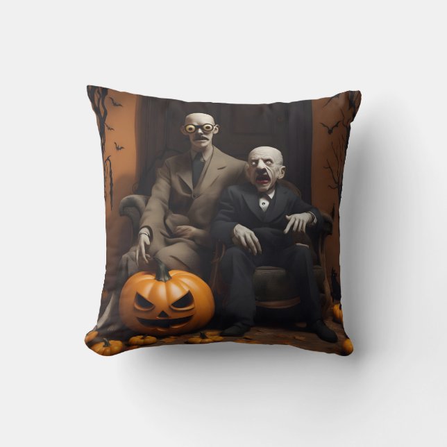 Coussin conception de décoration Halloween (Recto)