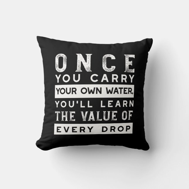 Coussin Conception de devis de sagesse - Valeur de chaque  (Recto)