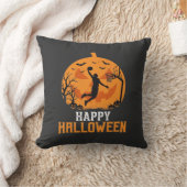 Coussin Conception de dunk de basket-ball Halloween citrou (Couverture)