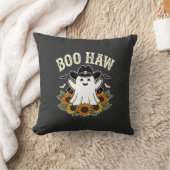 Coussin Conception de fantôme Halloween Western Boo Haw (Couverture)