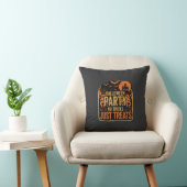 Coussin Conception de fête d'Halloween pas de tours juste (Chaise)