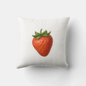 Coussin Conception de fraises (Verso)