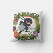 Coussin Conception de Garden Ninja - Graphisme de jardinag (Recto)