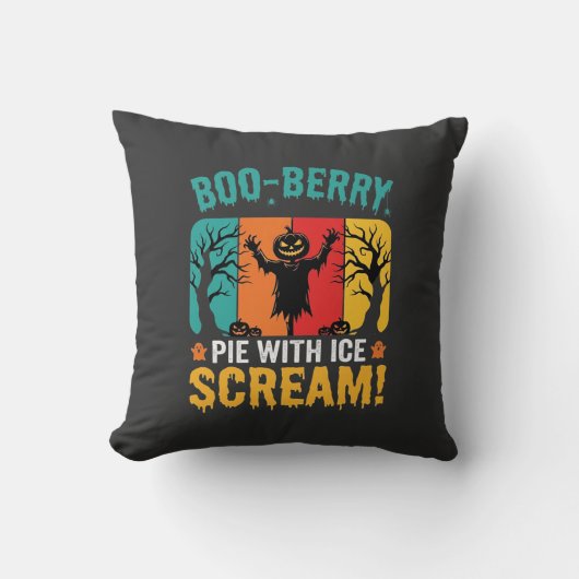 Coussin Conception de glace de Halloween pour tarte Boo-Be (Recto)