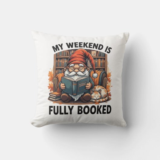 Coussin Conception de gnome livre (Recto)