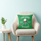 Coussin Conception de golf avec modèle de monogramme de co (Chaise)