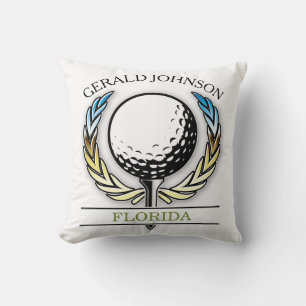 Coussin Conception de golf avec Modèle Wreath