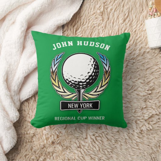 Coussin Conception de golf minimaliste élégant (Couverture)