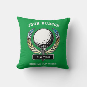 Coussin Conception de golf minimaliste élégant