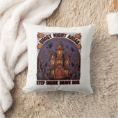 Coussin Conception de gravure vintage Halloween Maison han (Couverture)