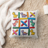 Coussin Conception de grille de dinosaure mignon avec neuf (Couverture)