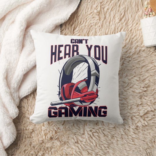 Coussin Conception de jeux avec casque (Couverture)