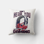 Coussin Conception de jeux avec casque (Verso)