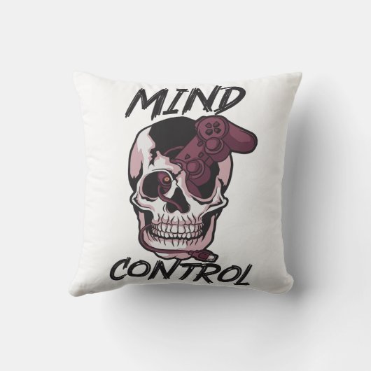 Coussin Conception de jeux de contrôle mental (Verso)