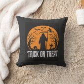 Coussin Conception de la Faucheuse pour Halloween Trick or (Couverture)