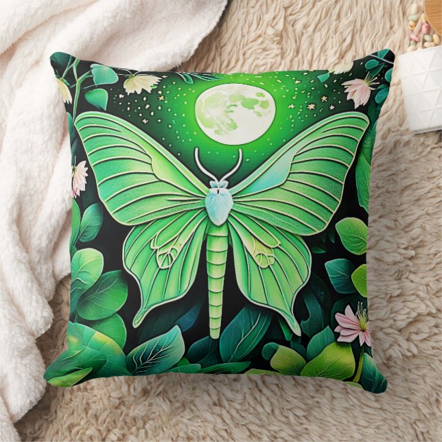 Coussin Conception de la fleur de papillon lunaire (Couverture)