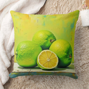 Coussin Conception de la pop été brillante de Limes