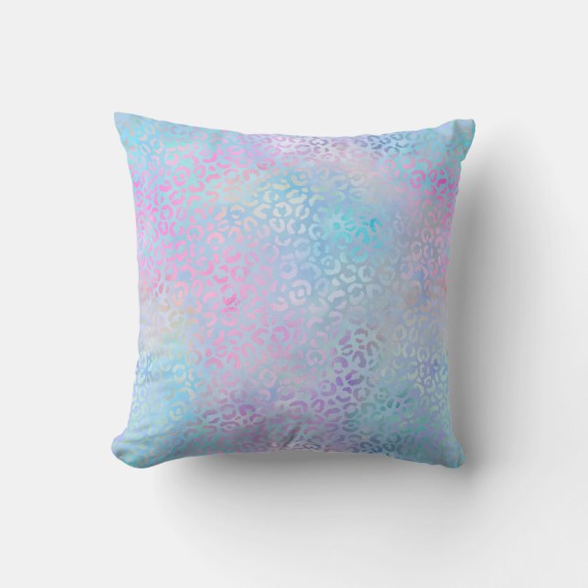 Coussin Conception de la série Leopard Iridescente 9 (Recto)
