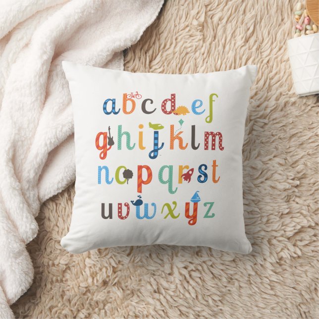 Coussin Conception de l'alphabet (Couverture)