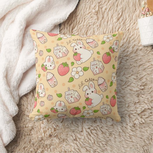Coussin conception de lapin mignon (Couverture)