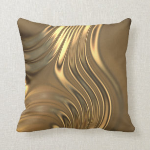 Coussin Conception de l'éclatement de métal d'or