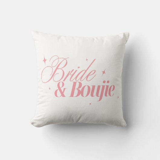 Coussin Conception de l'enterrement de vie de jeune fille  (Recto)
