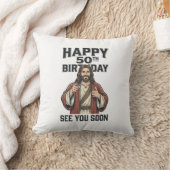 Coussin Conception de l'humour religieux pour votre 50e an (Couverture)