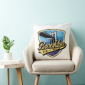 Coussin Conception de logo élégant Brooklyn avec un swoosh (Chaise)