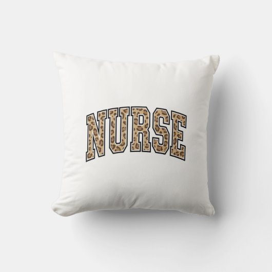 Coussin Conception de maillot universitaire d'infirmière l (Recto)