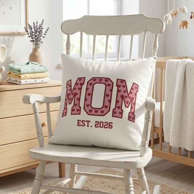 Coussin Conception de Maison d'Année Universitaire Maman C (Créateur téléchargé)