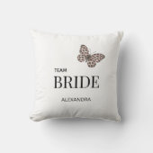 Coussin Conception de mariage personnalisée pour l'équipe (Recto)