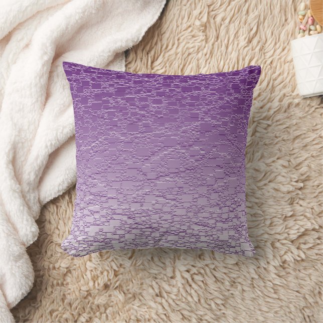 Coussin Conception de mini carreaux de teinte violette (Couverture)