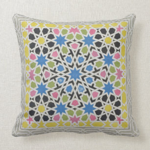 Coussin Conception de mosaïque d'Alhambra, 'de l'Arabe