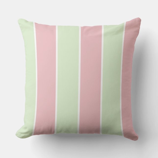 Coussin Conception de motif à rayures verticales de couleu (Recto)