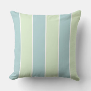 Coussin Conception de motif à rayures verticales de couleu