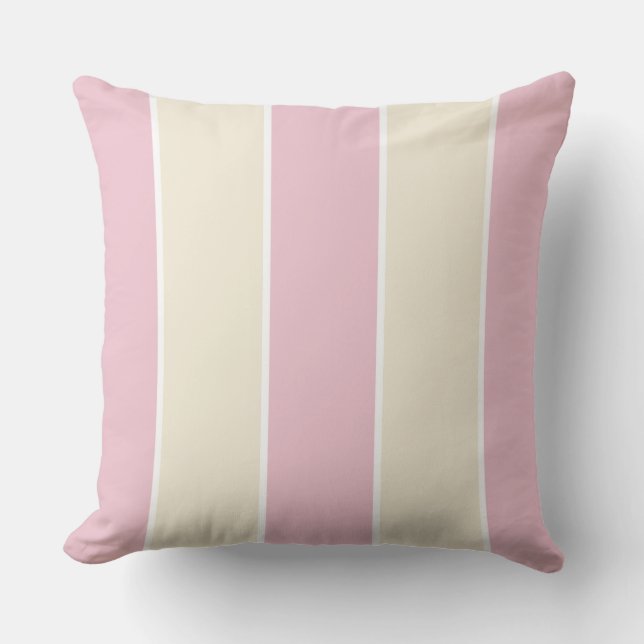 Coussin Conception de motif à rayures verticales de couleu (Recto)