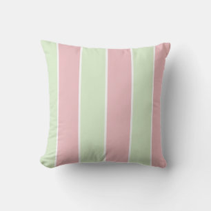 Coussin Conception de motif à rayures verticales de couleu