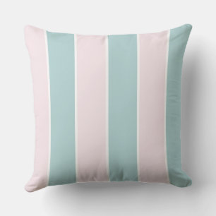 Coussin Conception de motif à rayures verticales de couleu