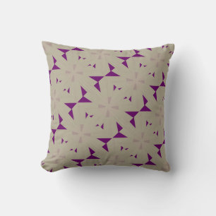 Coussin Conception de moulin à vent violet