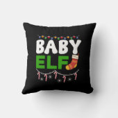 Coussin Conception de Noël de bébé elfe - 84608 (Verso)