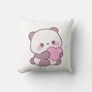 Coussin Conception de Panda Heureux Vibrations Mignonnes