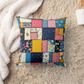 Coussin Conception de Patchwork adorable, Motif Joueur (Couverture)