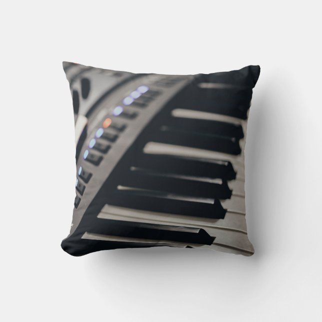 Coussin Conception de piano mignonne (Recto)