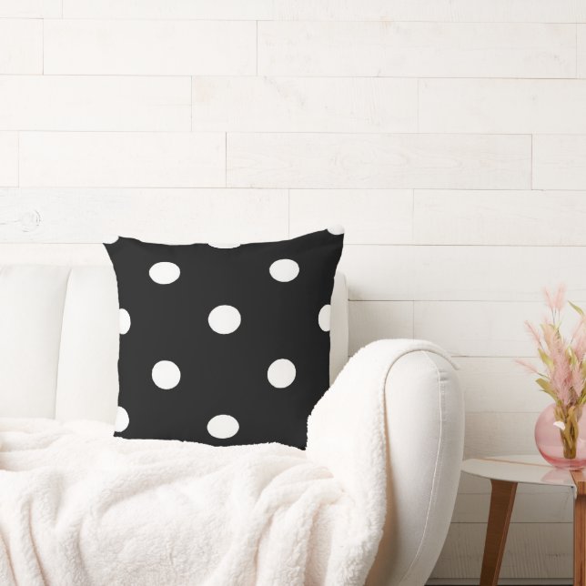 Coussin Conception de points rétro – Esthétique vintage (Canapé)
