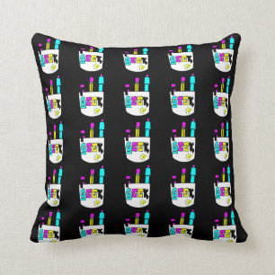 Coussin conception de protège-poche geek cmyk