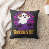 Coussin Conception de rythmes Halloween DJ fantôme effraya (Couverture)