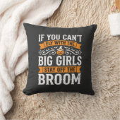 Coussin Conception de sorcière à balai pour grandes filles (Couverture)