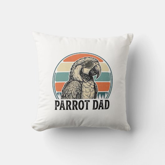 Coussin Conception de t-shirt avec gravure de coucher de s (Recto)