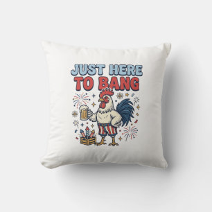 Coussin Conception de T-shirt de Bière de Feux d'Artifice 