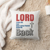 Coussin Conception de t-shirt de foi chrétienne Lord Prote (Couverture)
